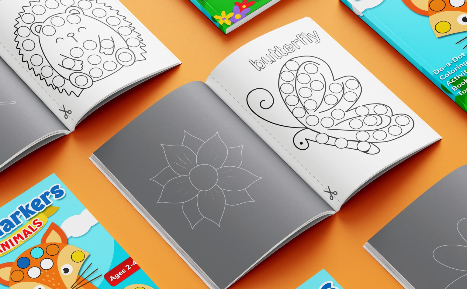 Animals Dot Markers Activity Book - Toddler Coloring Books