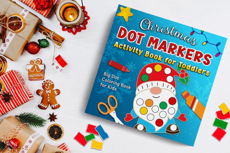 Dot Markers Christmas Activity Book for toddlers