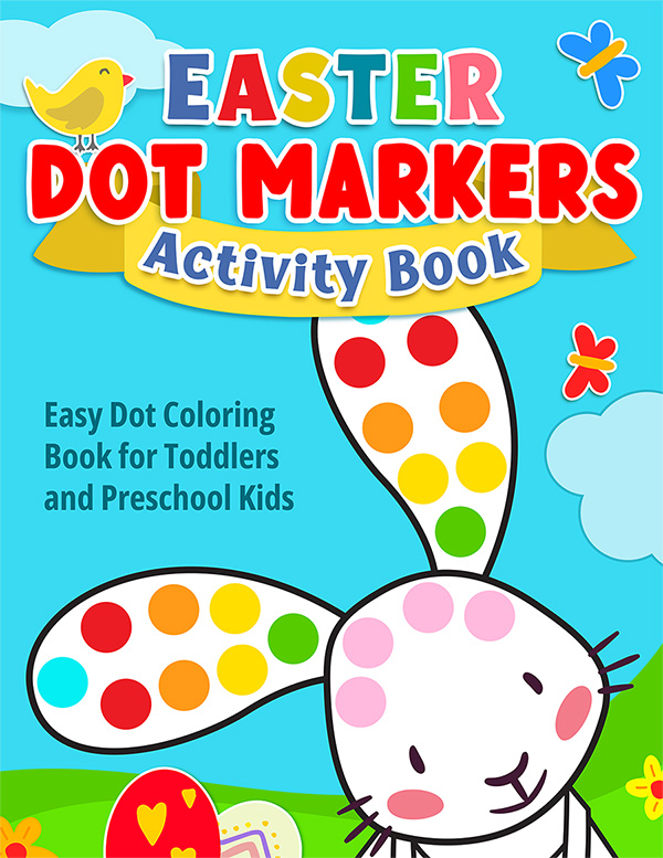 Easter Do a Dot Coloring Book for Kids
