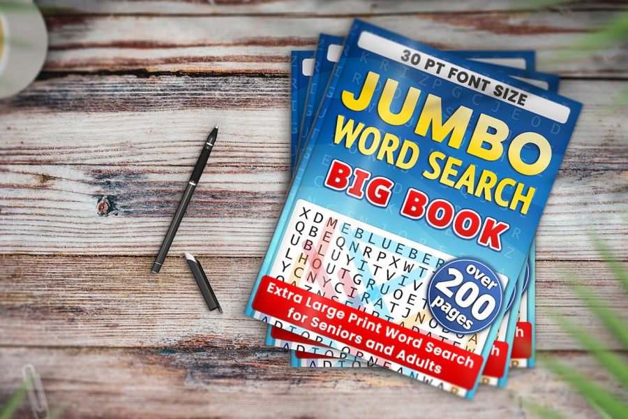 Jumbo Large Print Word Search Book