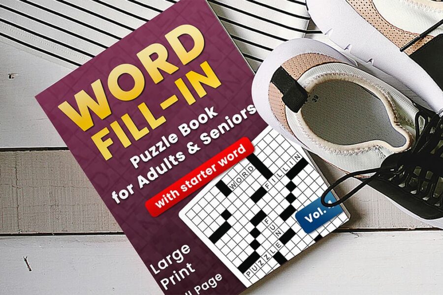 Word Fill Puzzle Book with Starter Word