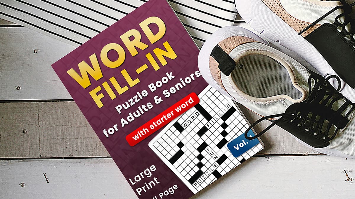 Word Fill Puzzle Book with Starter Word