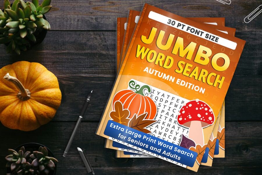 Jumbo Word Search Autumn Fall Puzzle Book