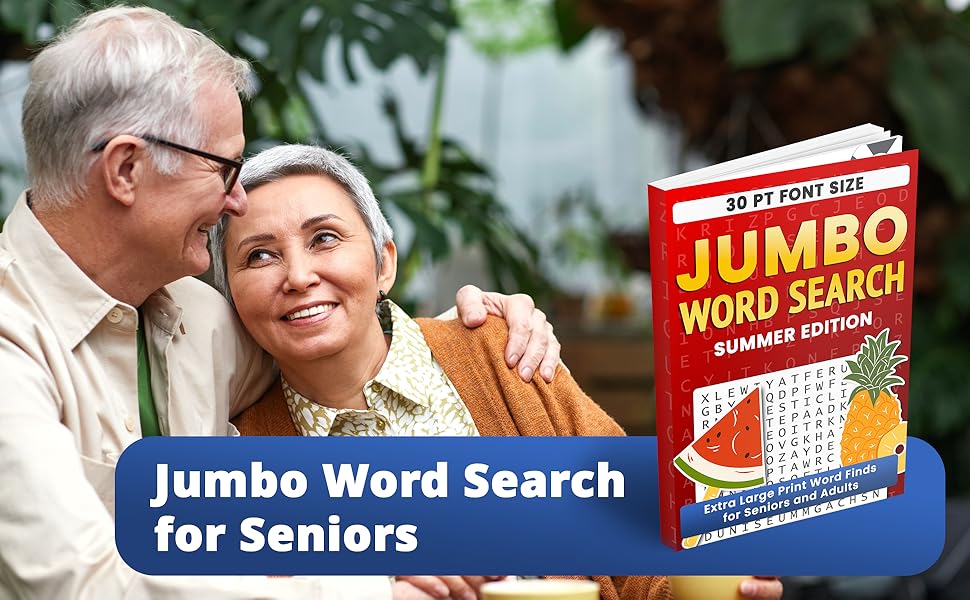 Extra Large Print Word Search for Seniors