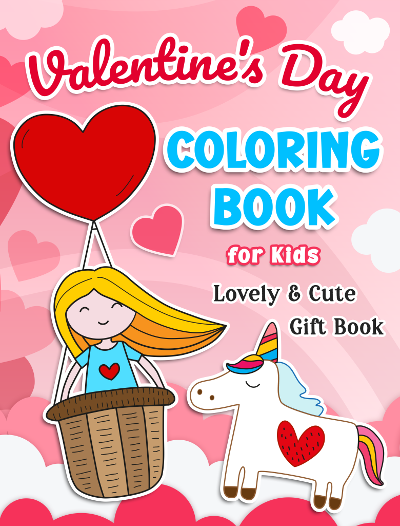 Valentine's Day Coloring  Children's Book