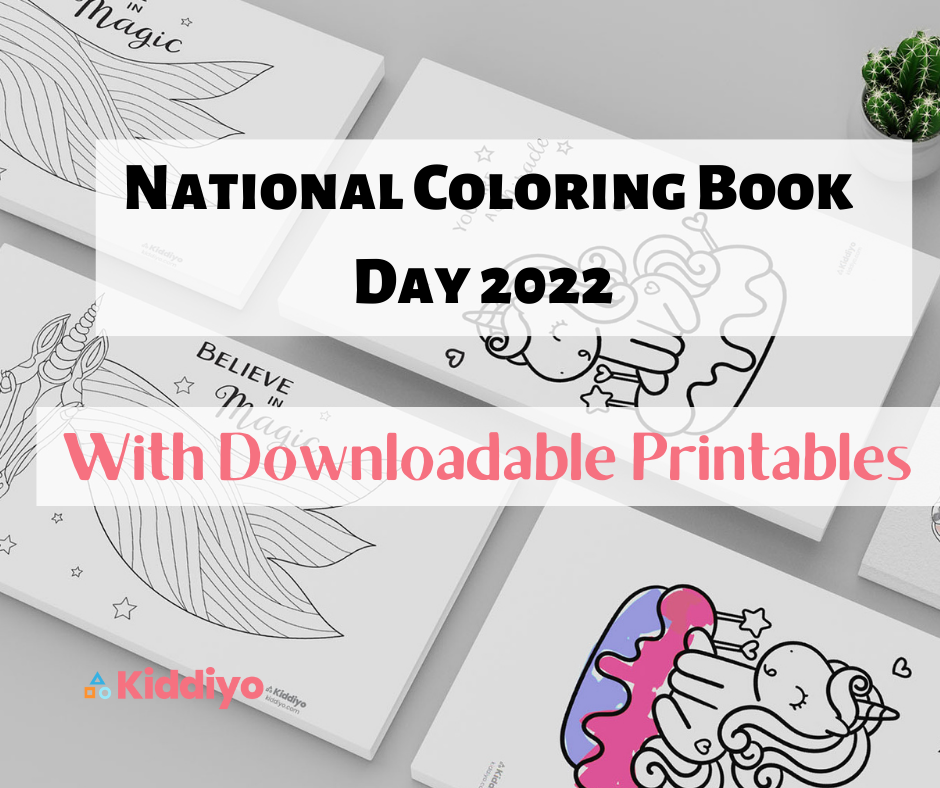 National Coloring Book Day 2022 With Downloadable Printables Kiddiyo